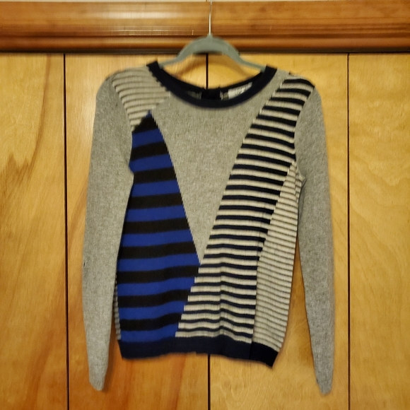 LOFT Colorblock Sweater with Back Button Detail - size XS - Picture 3 of 5